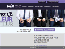 Tablet Screenshot of meilleur-recruteur.com